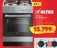 ALTUS AL 565 GS GRİ OCAKLI FIRIN fiyat ve kampanya bilgisi